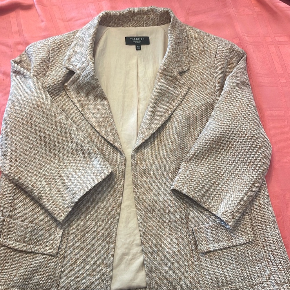 Women’s 16W Talbots 3/4 Sleeve Blazer
